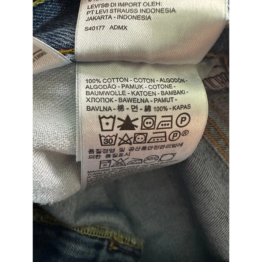 Levis 517 Bootcut Jeans Mens 34x38 Blue Slim Fit Cotton Denim